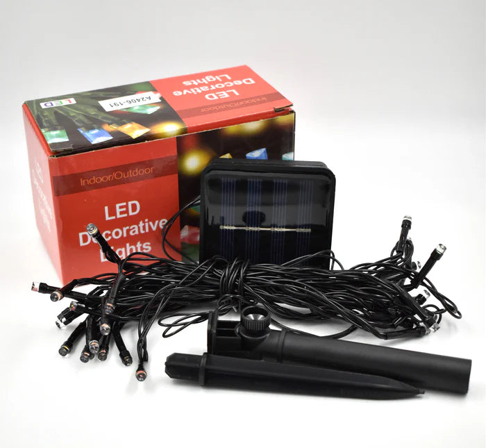 Luz Led Navidad solar Multicolor