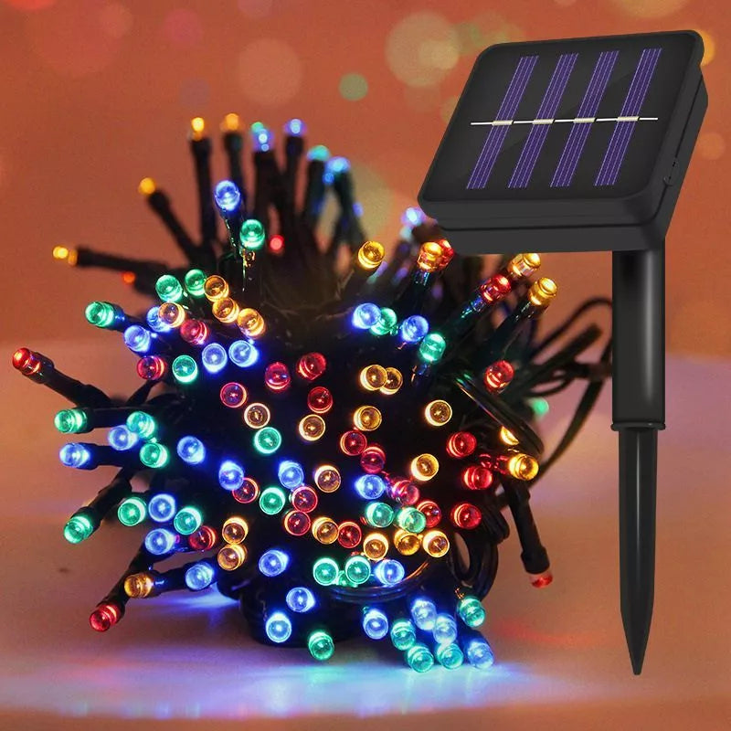 Luz Led Navidad solar Multicolor